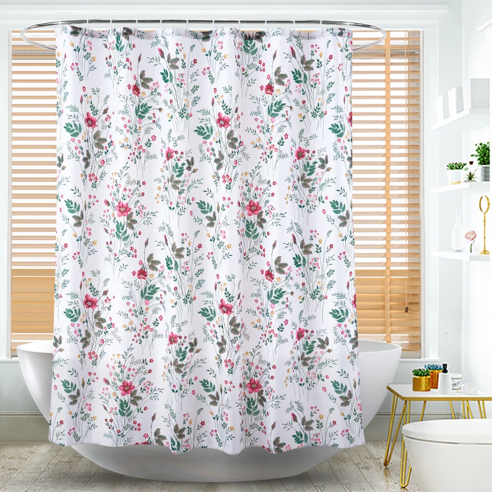 Chinese Supplier 100 Polyester Waterproof Fabric Bathroom Shower Curtain, Customized color
Chinese Supplier 100 Polyester Waterproof Fabric Bathroom Shower Curtain, Customized color