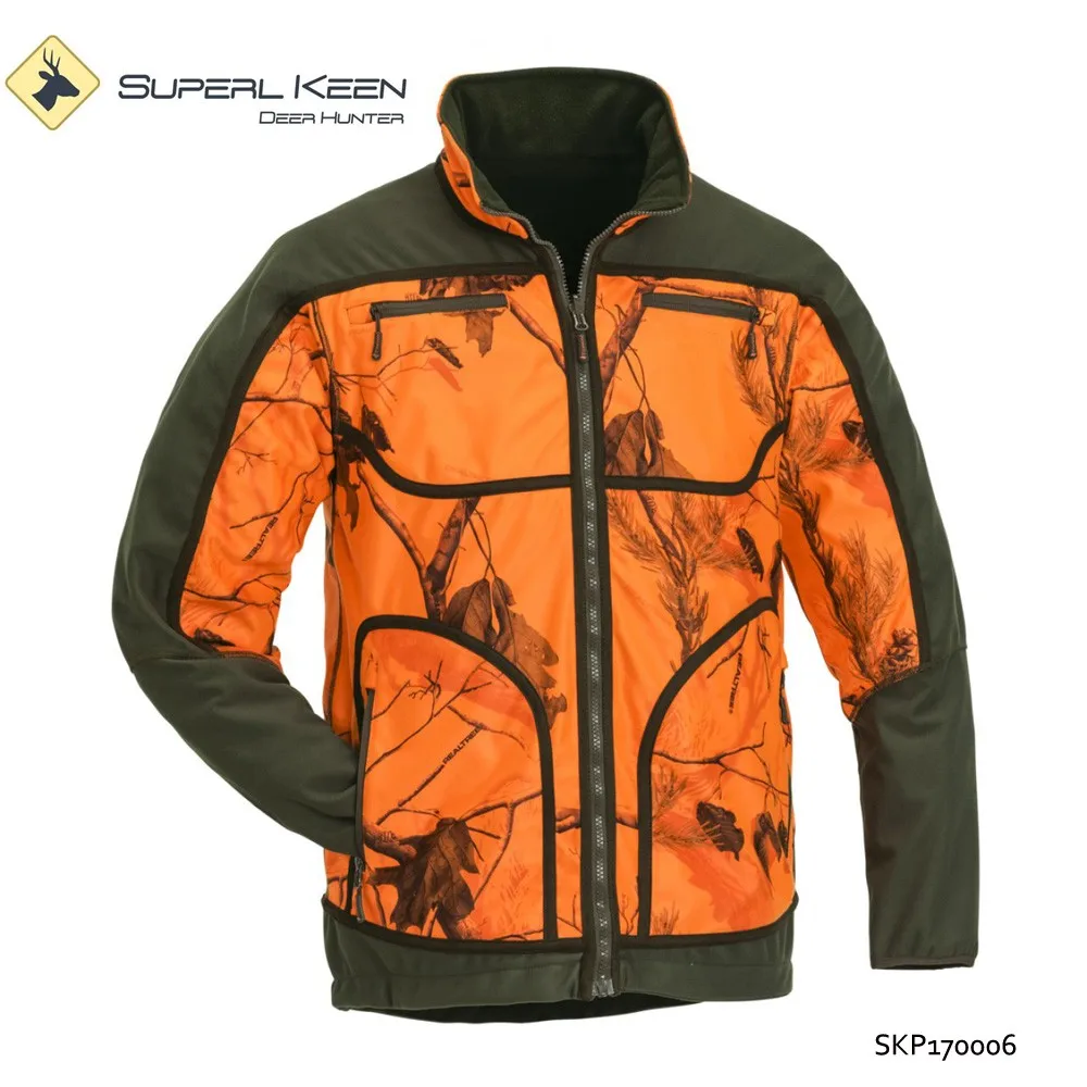 outdoor men ridge runner camo warm hunting jacket