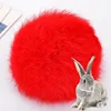 8CM Real Rabbit Fur Ball Pompom Fluffy Lovely Cute Pom Pom Ball For Women Hat and Boots