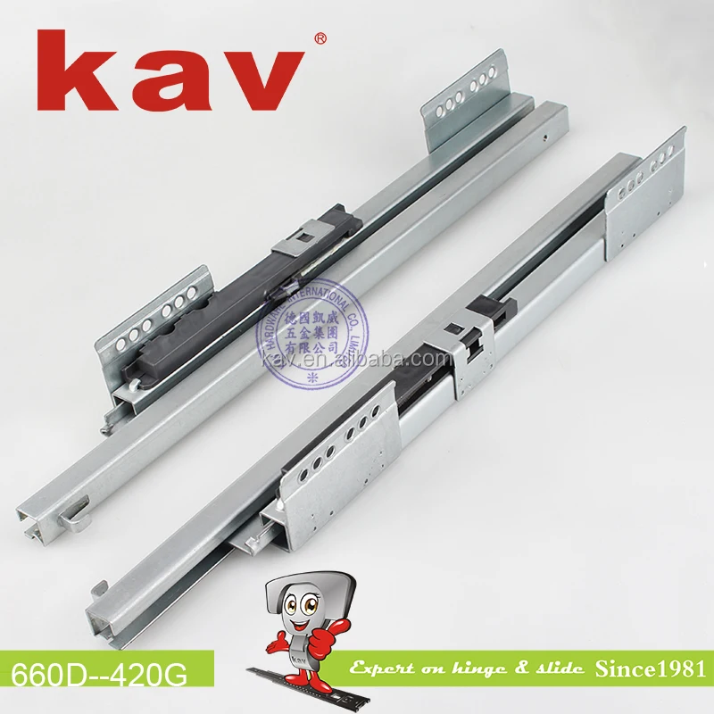 Wholesale Bottom Fixed Drawer Runners Double Wall Drawer Slide