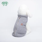 Factory Direct Supply Grey Winter Pet Sweater Cute Dog Clothes