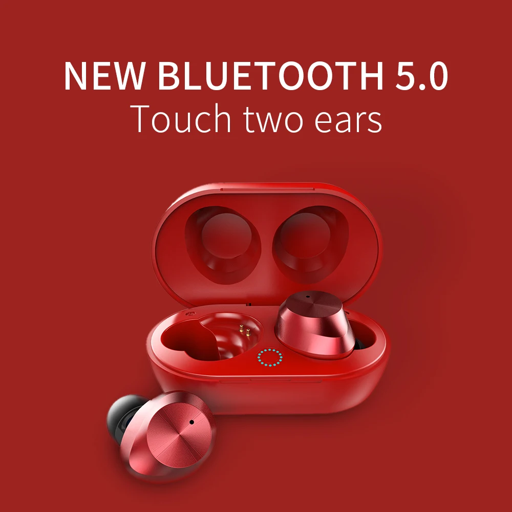 2019 TWS 9 stereo fashion sports with mic in ear dual binaural wireless charging bin business factory oem - ANKUX.COM