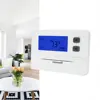 24V Low Voltage 1 Heat 1 Cool Heat Pump Programmable Single Stage Room Thermostat