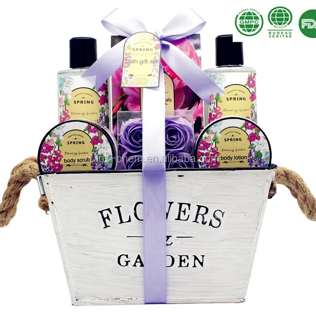 set bath gift set with lightening shower gel bubble bath body
