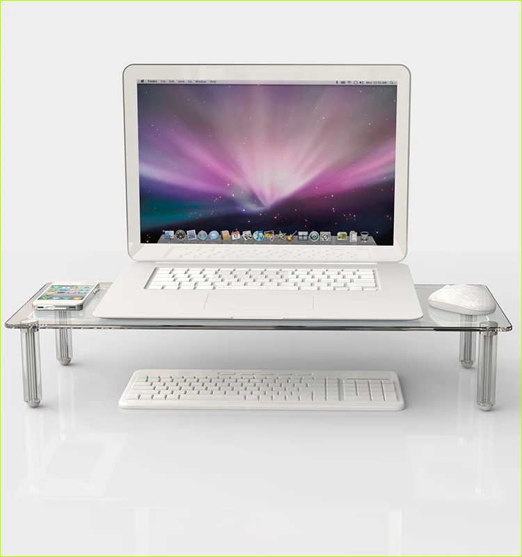 DSG03 Glass Acrylic Flat Panel Monitor Stand for Monitor Printer Notebook, Transparent
DSG03 Glass Acrylic Flat Panel Monitor Stand for Monitor Printer Notebook, Transparent