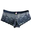 High quality Lady lace boyleg panty satin design boxershorts lady underwear