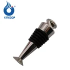Metal Blank Wine Bottle Stopper With Silicon