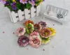 Crazy Top Sale Flower Shape Artificial Simulation Bread Donut/Doughnut For Cell Phone Charm Straps Key Chains Key Rings Decor