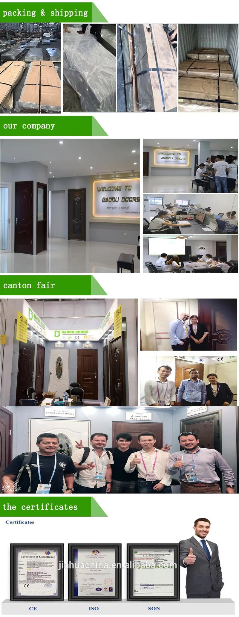 New Products Bedroom Door Skin Design Pressed Design Cheap Steel