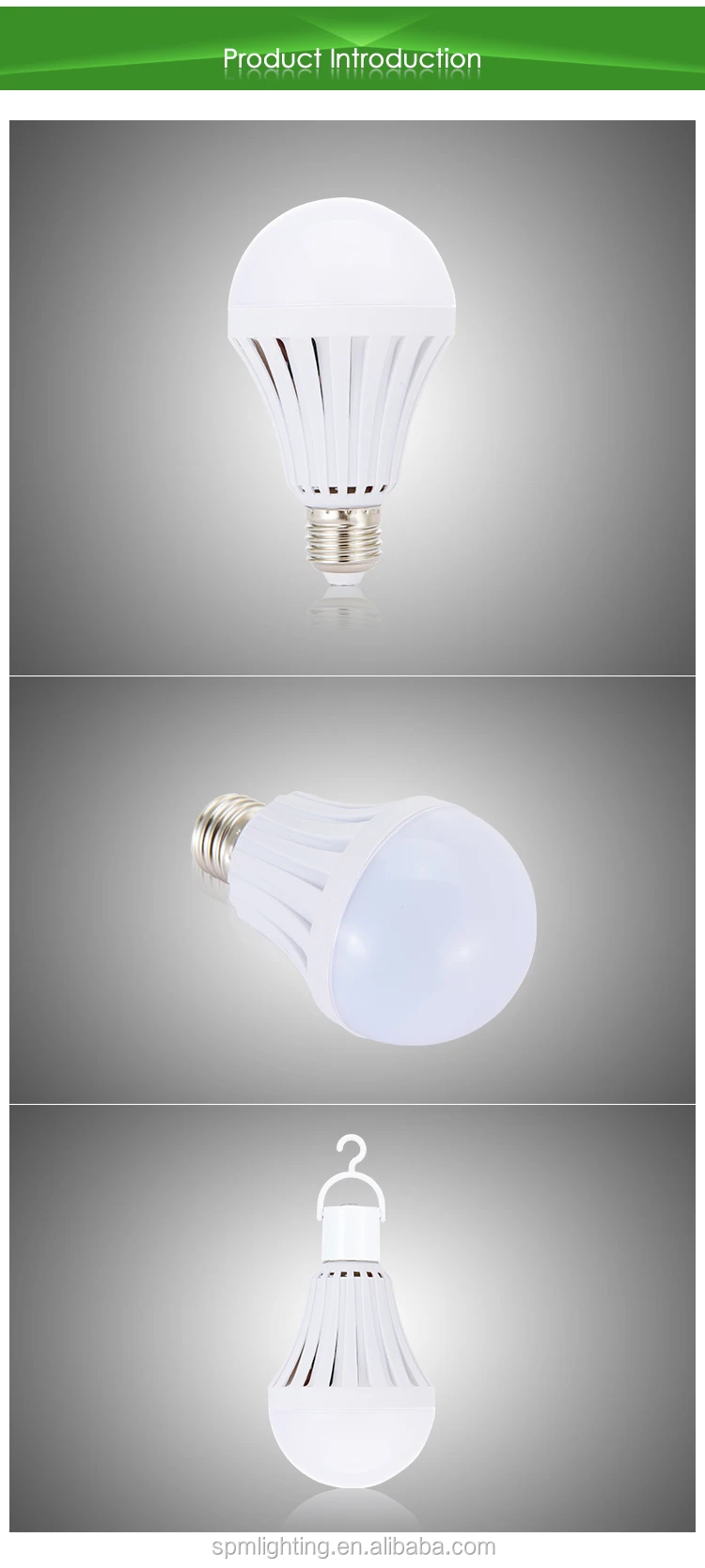 New design led bulb 15w e27 1200 ma rechargeable lithium battery