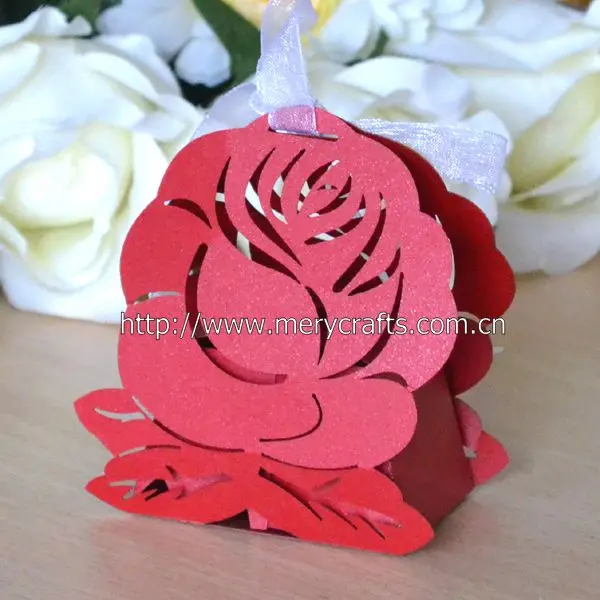 mery 2016 new design, wedding gift boxes for guests, laser cut