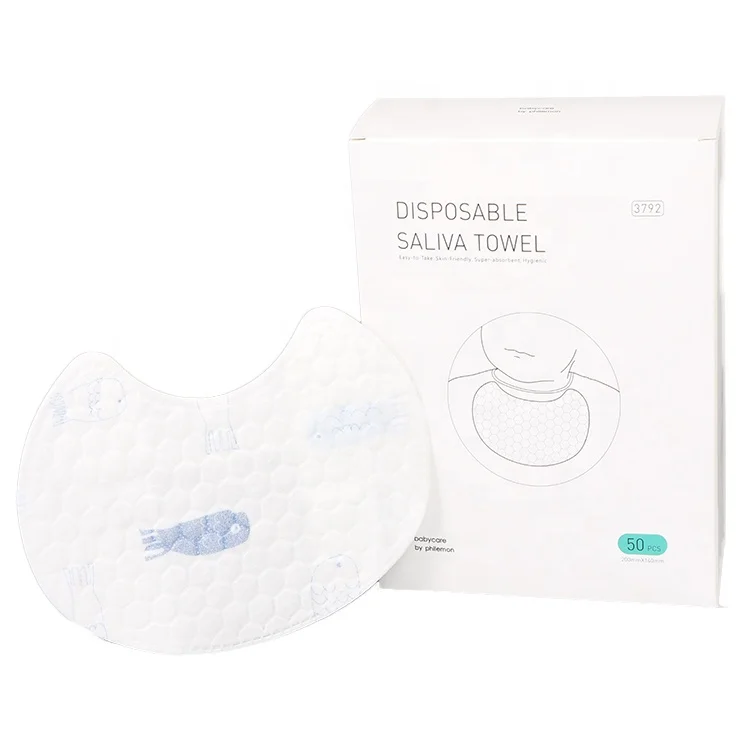 plain white dribble bibs