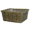 Hot selling wicker garden flower pots set of three