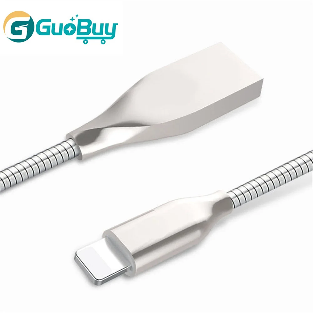 Alloy Metal 8 Pin USB Charging Cable Charger Cord Wire for iPhone X 8 8 plus 7 plus 6s - ANKUX.COM