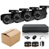 Security camera system 720 dome camera outdoor kit 4CH AHD cctv dvr kit