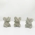 Custom indian elephant figurines ornaments elephant statues decoration for home