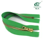 CHENGDA New Products 2017 Recycled Designer 15# Metal Zipper For Cloth And Bag