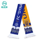 High quality custom design knit football scarves for sale ,football scarf club scarf