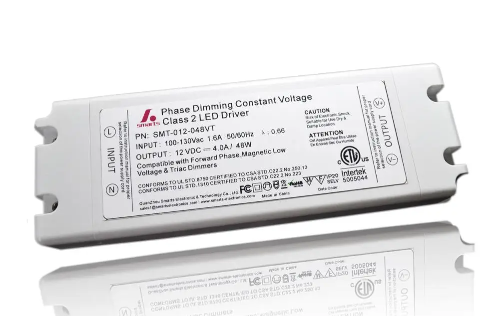 Phase Cut Triac Dimmable Intertek Led Transformer 60w Work With Lutron Leviton Dimmer And