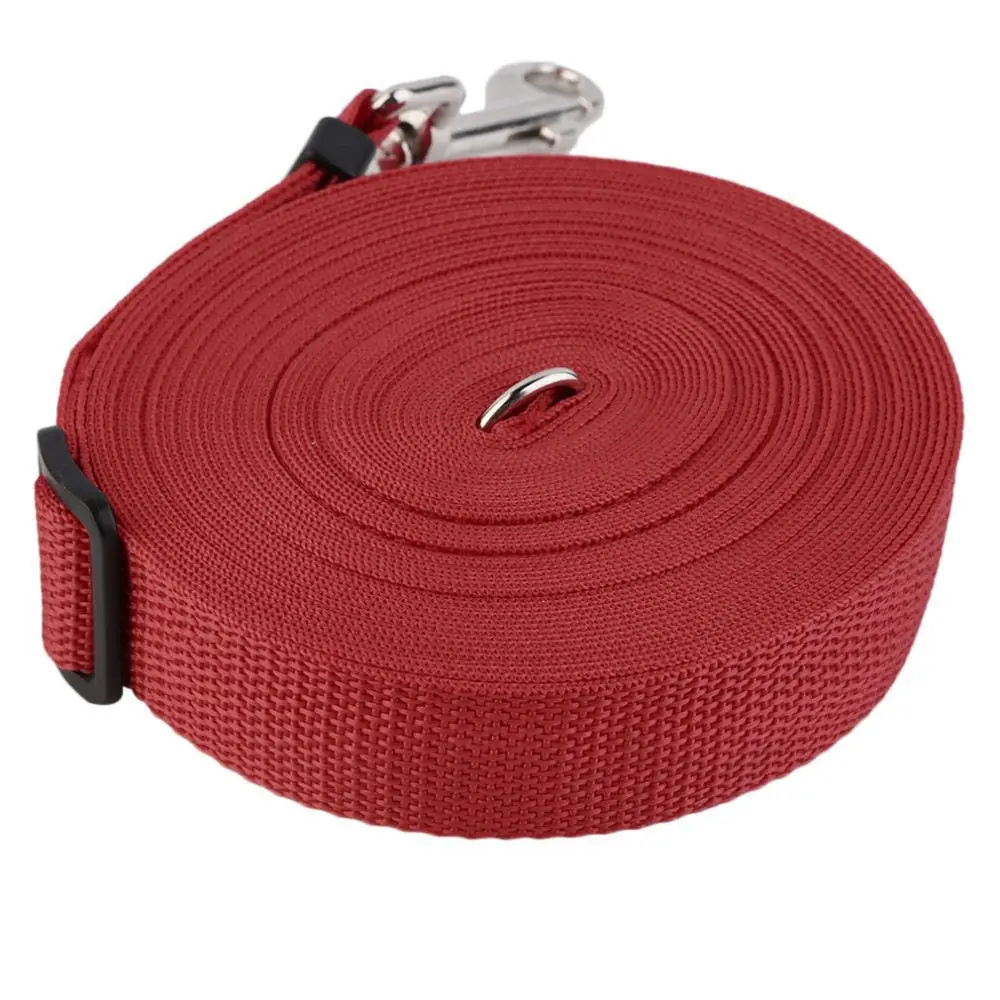 Long 10m Dog Pet Puppy Traction Rope Training Neck Strap Nylon Lead Leash Walk Hiking Training Safe Pet neck strap dog leashes