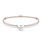 2019 Women String Bracelet with Custom Heat Charm
