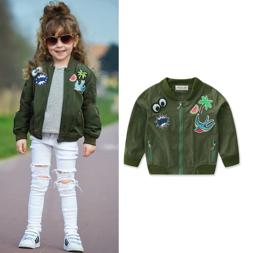 Spring Kids Jacket Girls Army Green Jackets Clothes Children Outwear for Girls Boys Clothing Coats Costume, As pictures
Spring Kids Jacket Girls Army Green Jackets Clothes Children Outwear for Girls Boys Clothing Coats Costume, As pictures