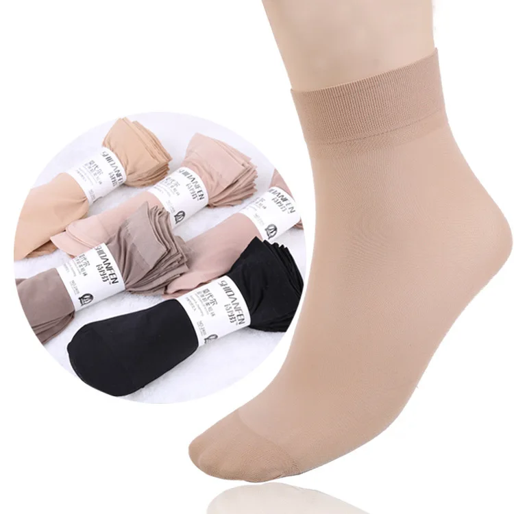 Manufacturers breathable spandex nylon transparent short silk stockings summer socks for women anti-hook ultra-thin socks
Manufacturers breathable spandex nylon transparent short silk stockings summer socks for women anti-hook ultra-thin socks
