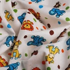 Custom lovely and fashion printed cotton flannel fabric for baby/kids/children clothing