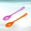 High quality long handle colored small yogurt serving dessert mini melamine coffee spoon