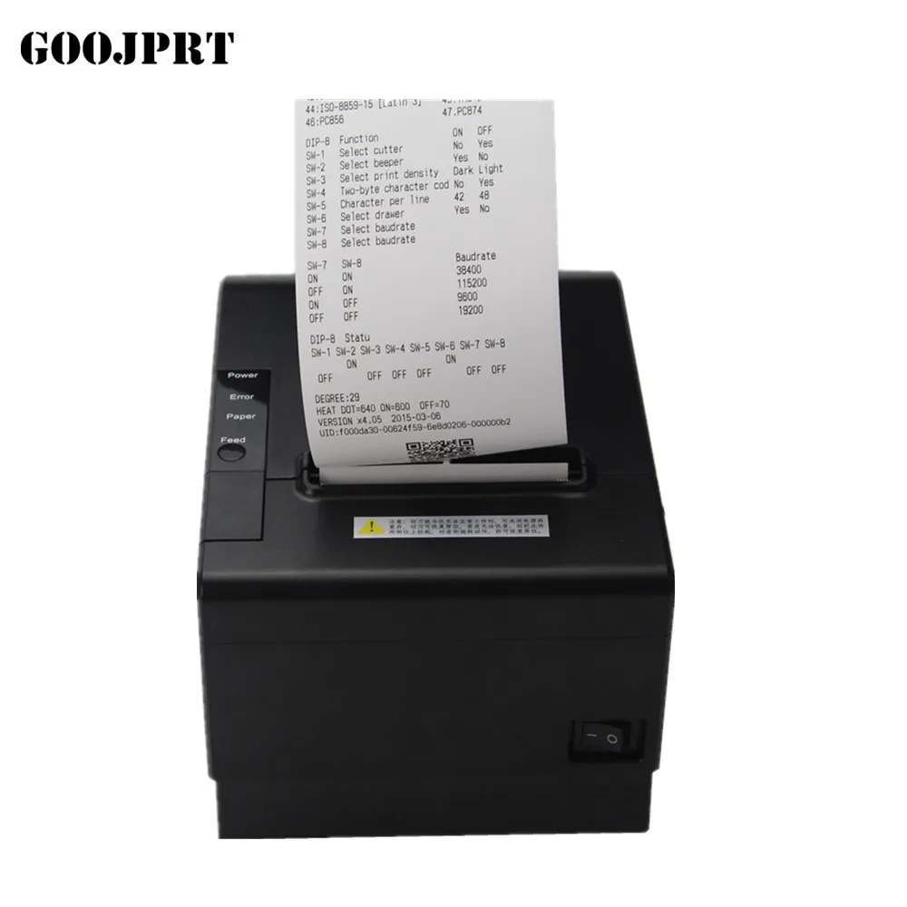 Thermal Receipt Printer Automatic cutter Restaurant Kitchen Supermarket Printer USB+Ethernet+Wifi BT printer
Thermal Receipt Printer Automatic cutter Restaurant Kitchen Supermarket Printer USB+Ethernet+Wifi BT printer