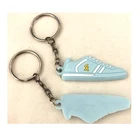 Custom Shoe Key Chain Keyring Rubber Silicon 3D Sneaker Logo Soft Pvc Keychain