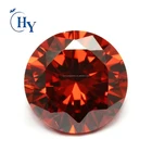 Loose cz stone 6mm 9mm 15mm AAA Synthetic gemstones garnet Cubic Zirconia