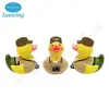 Special Custom Vinyl Zoo Ranger Yellow Rubber Duck with Camera Park Promotional Gift