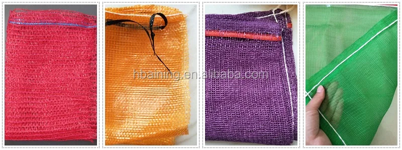 19*41 cm high quality PP/PE Leno garlic mesh bag for potato