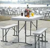 Cheap banquet durable HDPE plastic folding table and chair sets