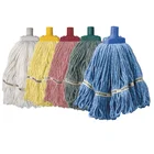 Wholesale colorful wet mop for floor cleaning microfiber yarn mop head