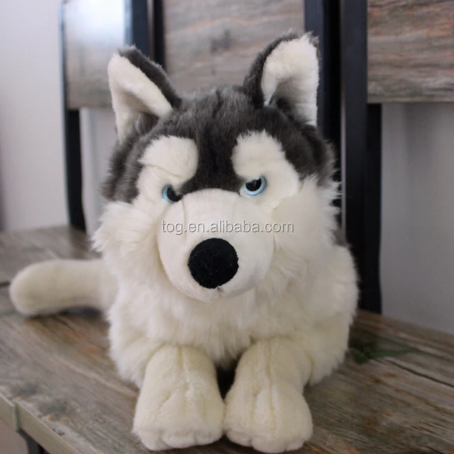 plush lovely sled dog