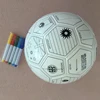ActEarlier kids printing toy color your ball 2018 world cup 32 country flags special football soccer ball with pump needles