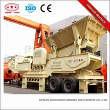 China leading ISO mobile concrete crusher machine plants for sale