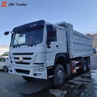 Sinotruk 6x4 Mining 336HP 371HP Howo used Dump Trucks Tipper Truck Dimension For Sale