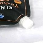 China suppliers metalized ECO biodegradable spout pouch for juice,liquid,food,water,milk,beverage