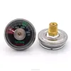 Spiral tube mini air pressure gauge for oxygen cylinder 3000psi
