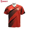 Red White Football Sublimate Soccer Jersey