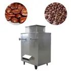 roasted cocoa bean shell peeling removing machine cacao beans shelling machine
