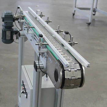 Large capacity and low pressure accumulation modular chain Belt Conveyor