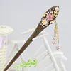 Chinese 16 cm hair clips wood accessories jewelry