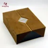 /product-detail/custom-luxury-brown-linen-gift-box-double-door-box-with-blister-1-pcs-2-pcs-glass-bottle-for-wine-olive-oil-packaging-boxes-60741009231.html
