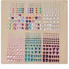 Self-adhesive Rhinestone Sticker, Multicolor Bling Craft Jewels Crystal Gem Stickers, Assorted Size