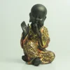 Home table decor little baby monks figurines