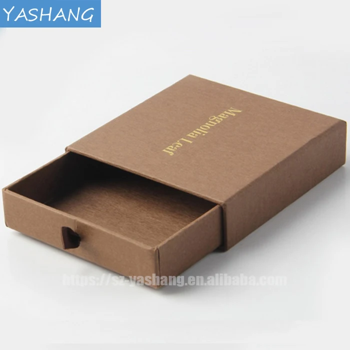 top grade paper custom jewellery packaging box with logo drawer